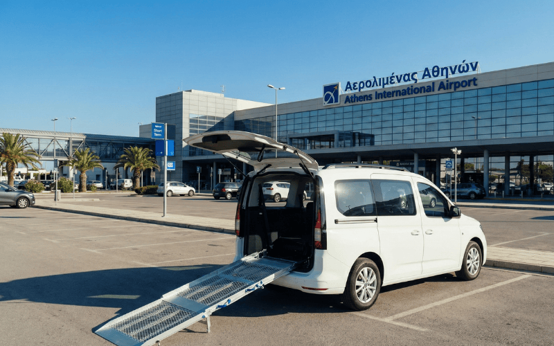 רכב נגיש להשכרה בשדה התעופה אתונה
